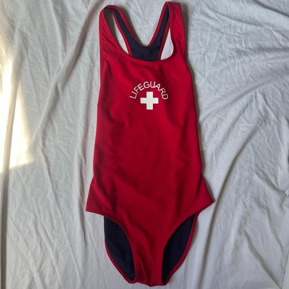 BAYWATCH Lifeguard Red One Piece Swimsuit